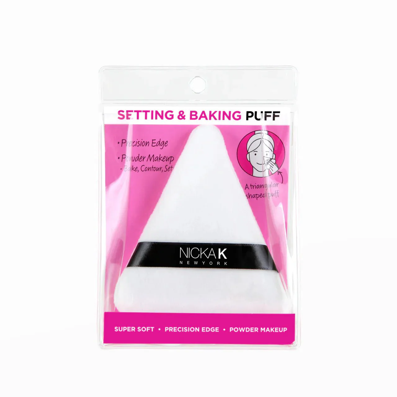Nicka K Setting & Baking Puff β Triangle Powder