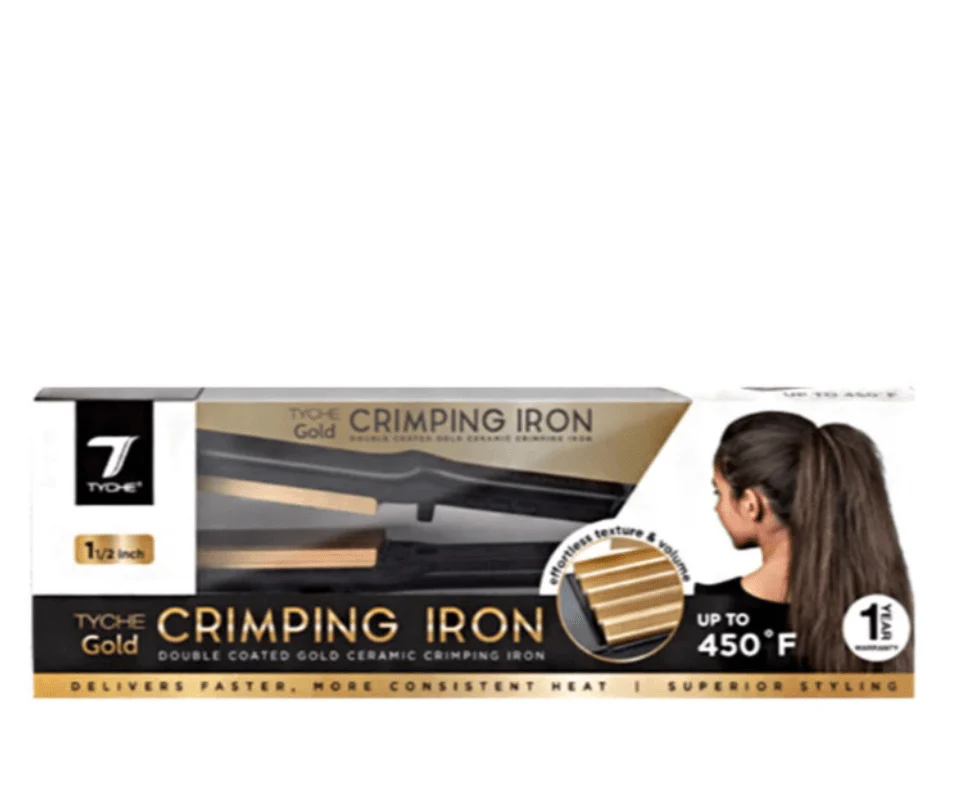 Nicka K Tyche Gold Crimping Iron โ 1.5"