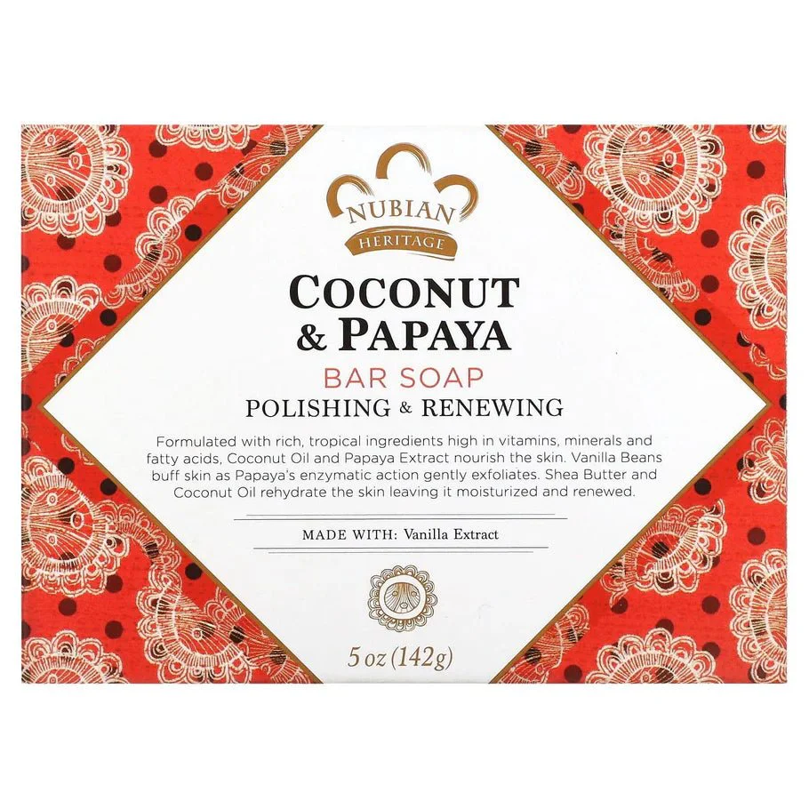 Nubian Heritage Bar Soap Natural Body Cleansing Bar - 5 oz - Image 6