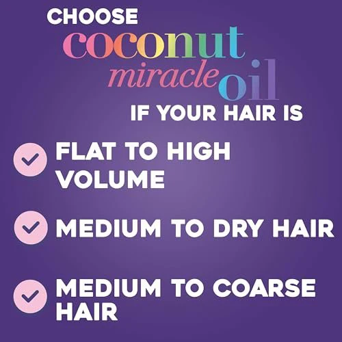 OGX Extra Strength Coconut Miracle Oil Conditioner – 19.5 oz - Image 3