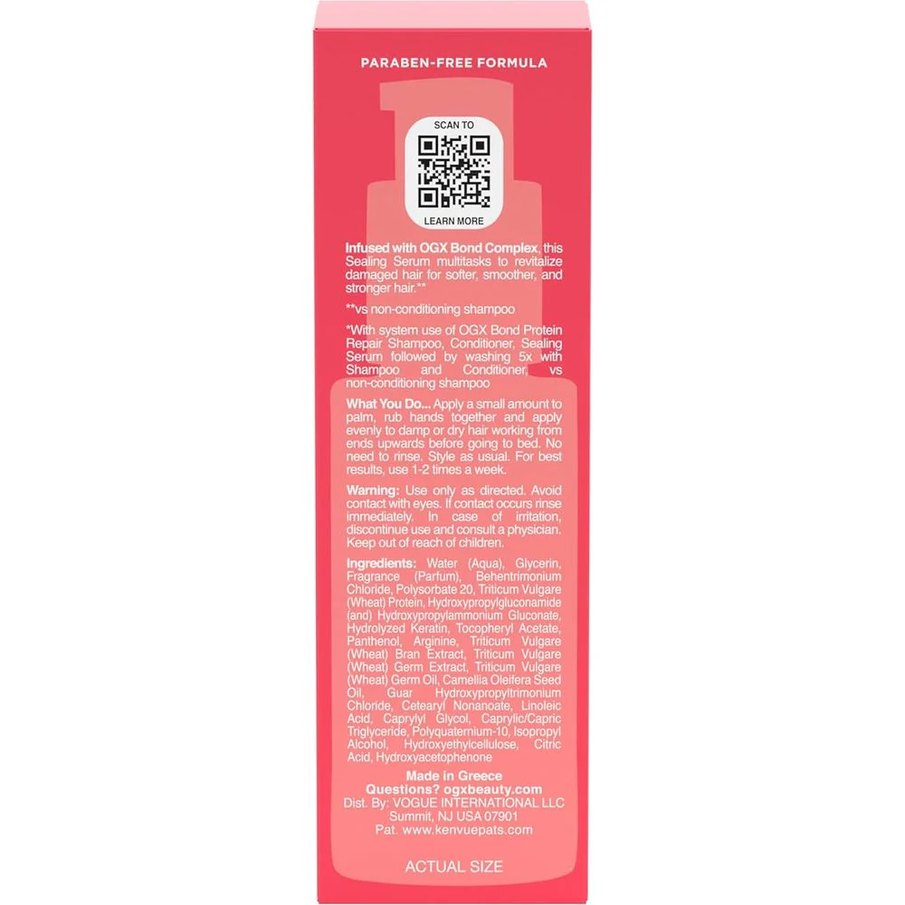OGX Repair and Protect Bond Protein Sealing Hair Serum - 1.7 fl oz - Image 7