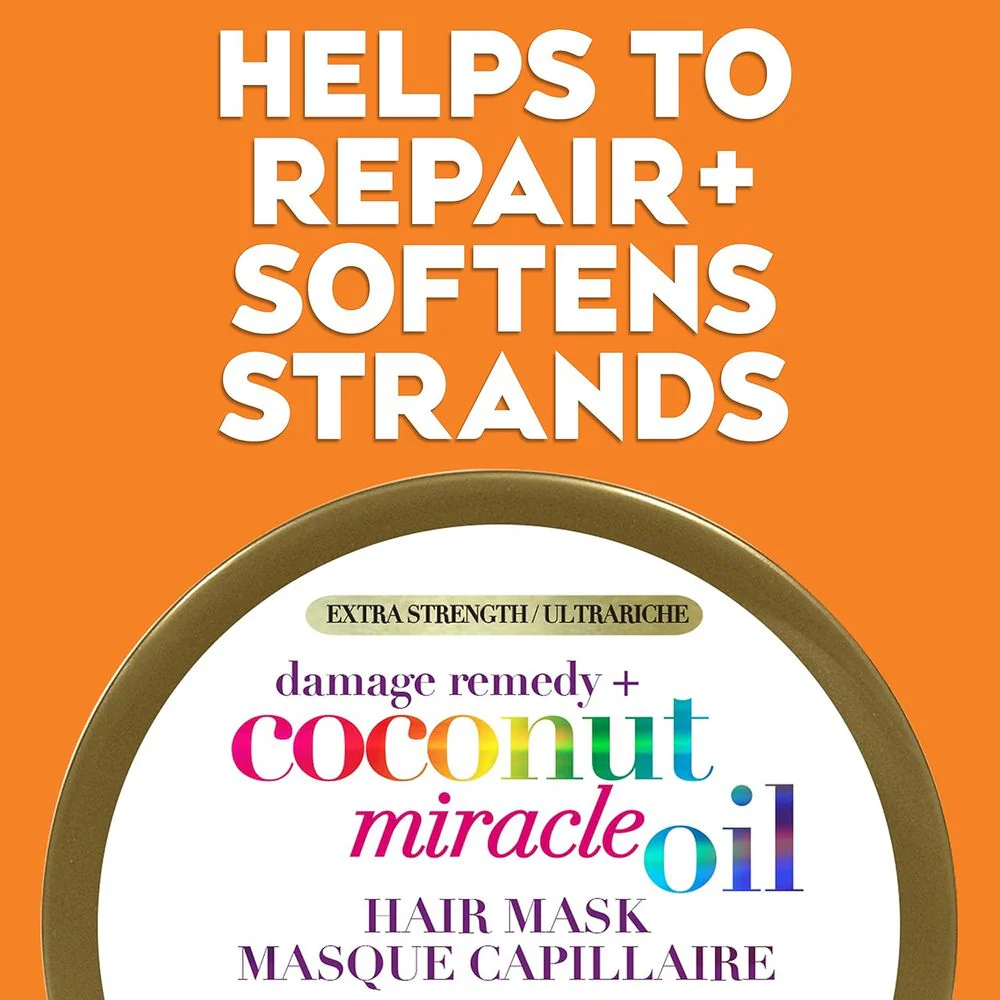 OGX Extra Strength Coconut Miracle Oil Hair Mask - 6 oz - Image 4