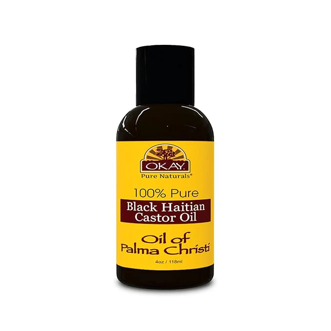 OKAY 100% Pure Castor Oil - Black Jamaican & Black Haitian Variants - 4oz - Image 3