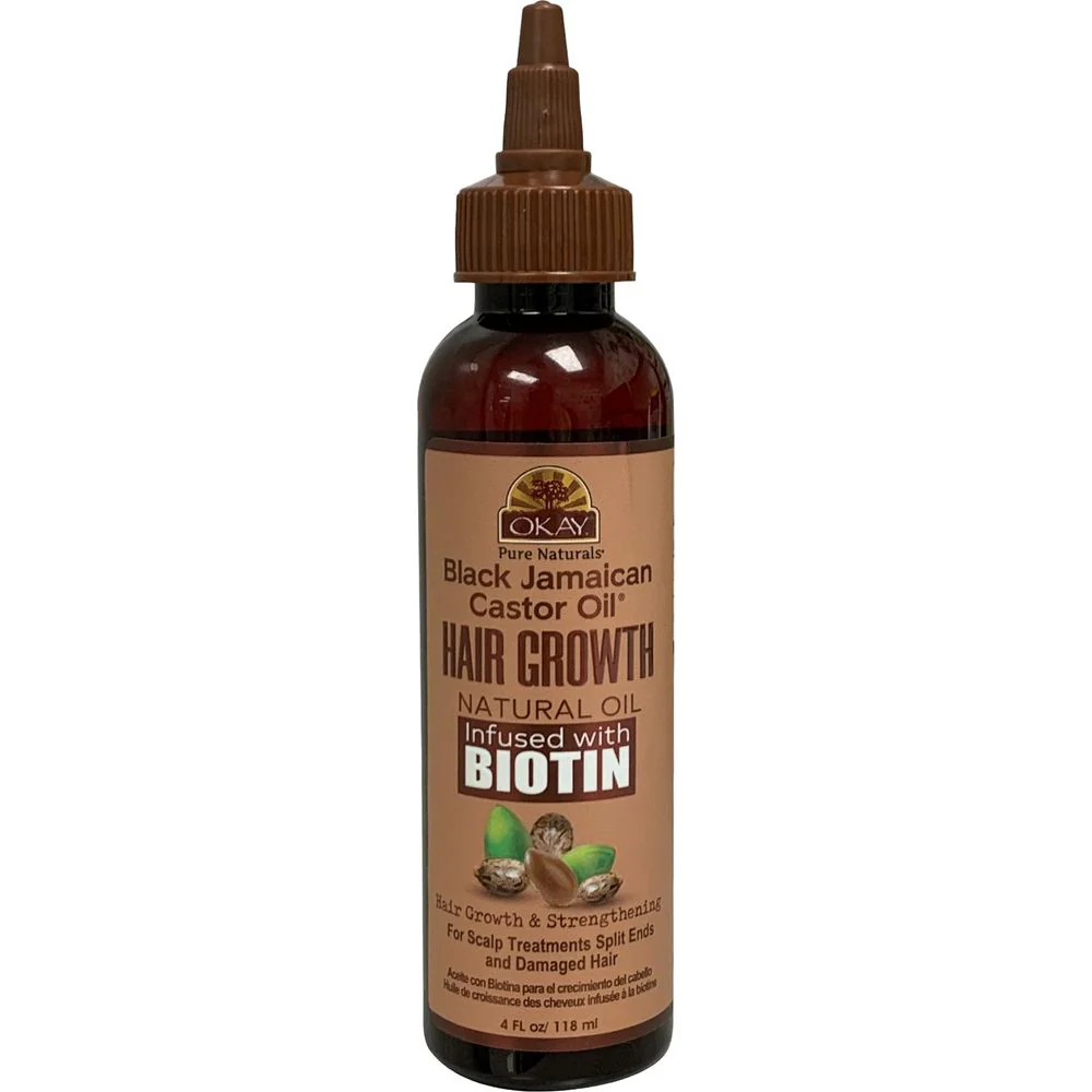 Okay Pure Naturals Detangler Spray with Black Jamaican Castor Oil 2 oz