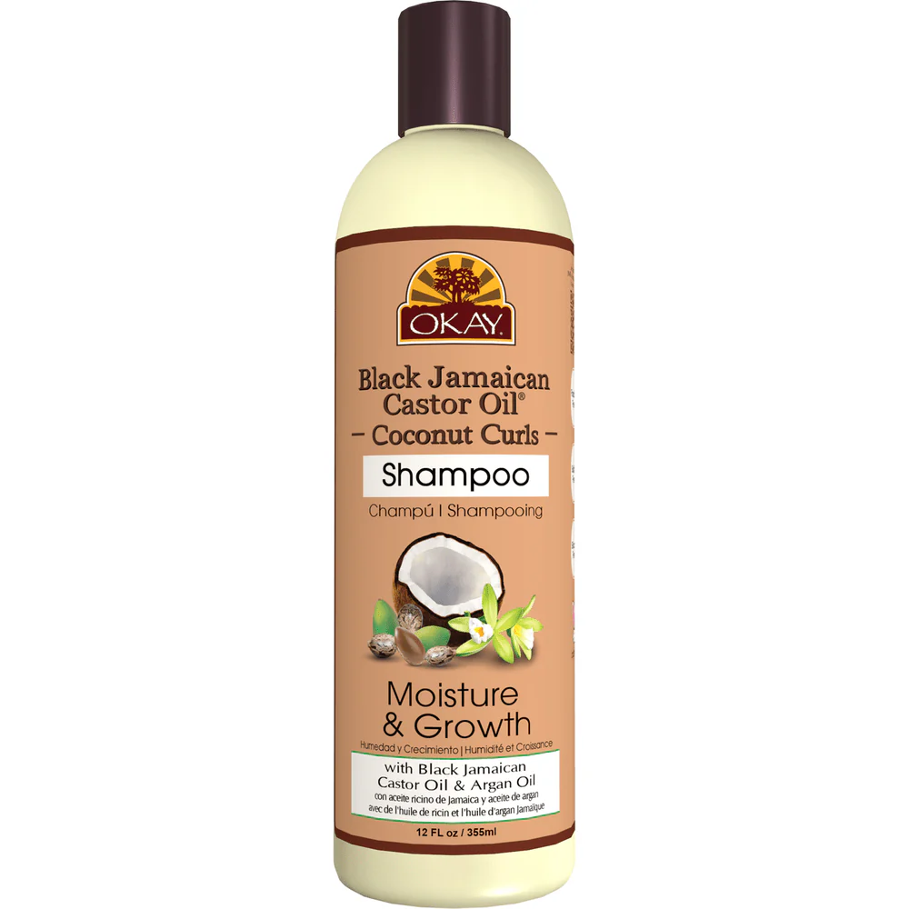 Okay Black Jamaican Castor Oil and Coconut Shampoo 12 oz