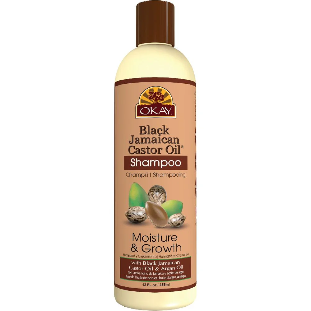 OKAY BLACK JAMAICAN SHAMPOO 12oz