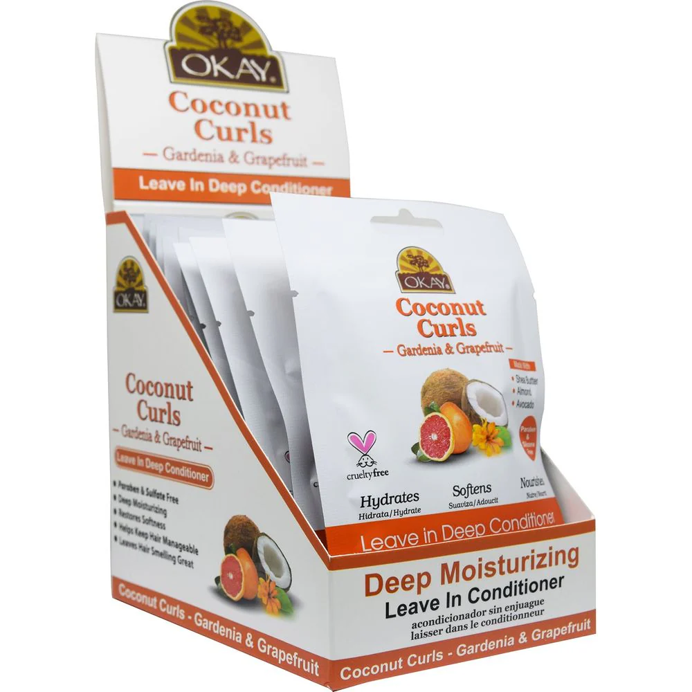 Okay Coconut Gardenia & Grapefruit Leave-In Conditioner 1.25oz