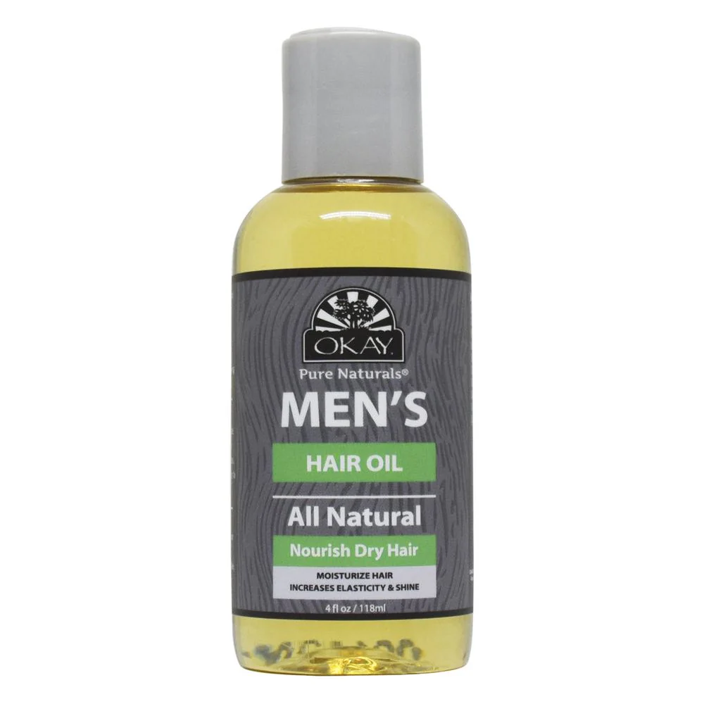 OKAY for MEN All Natural Hair Oil 4 Oz