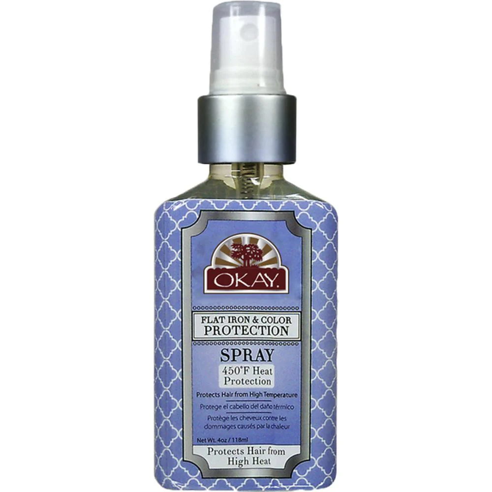 OKAY Girls Keratin Heat Protection Spray - 4oz