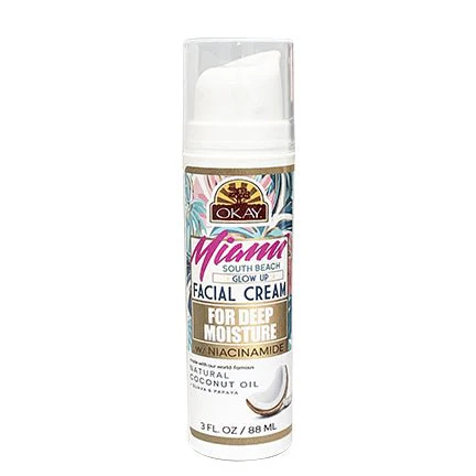 OKAY Miami South Beach Deep Moisture Facial Cream- 2 oz
