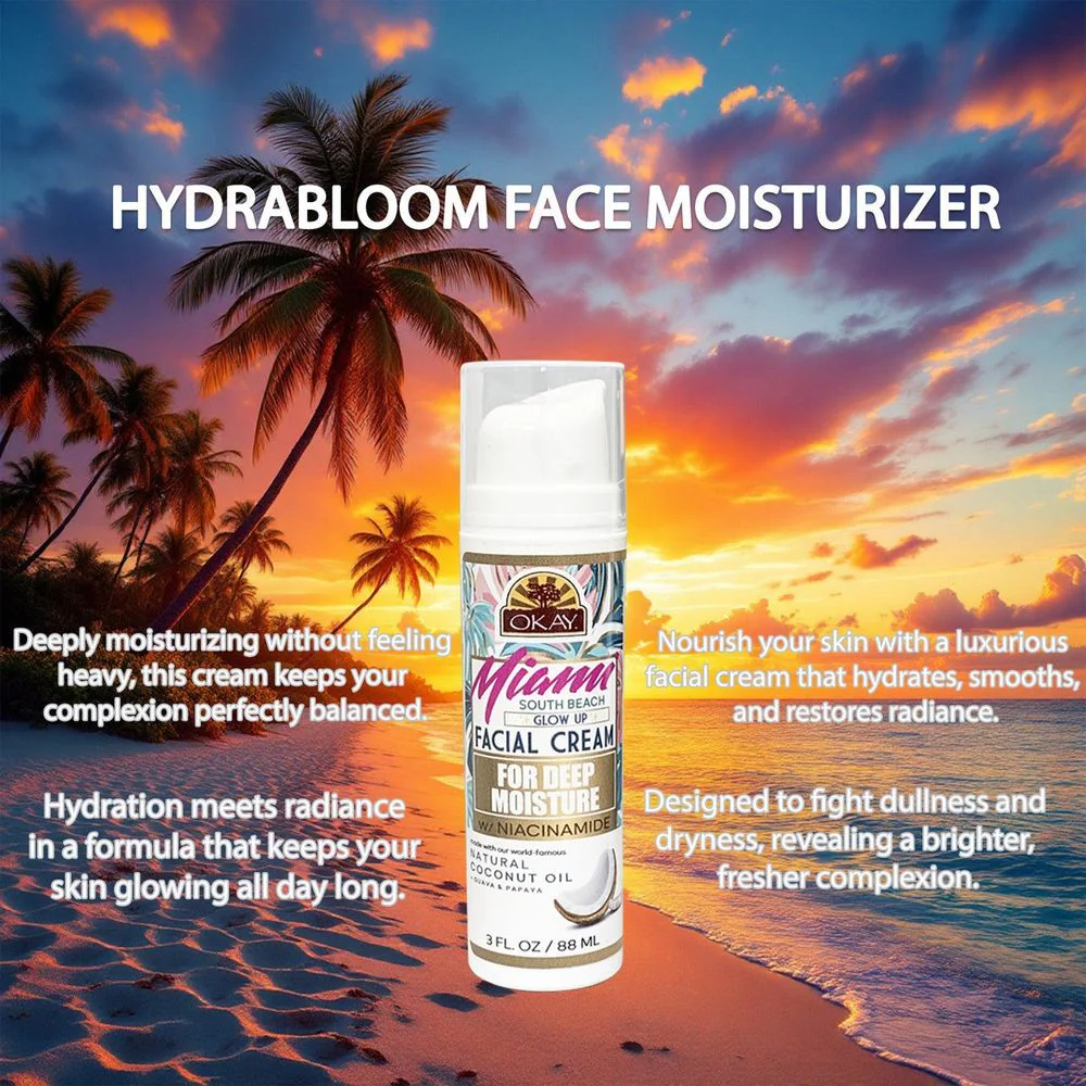 OKAY Miami South Beach Deep Moisture Facial Cream- 2 oz - Image 5