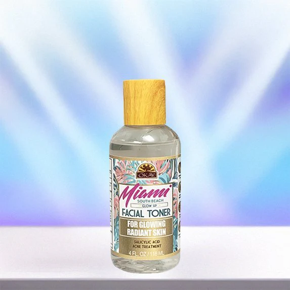 OKAY Miami South Beach Anti‑Acne Facial Toner 4 oz - Image 4