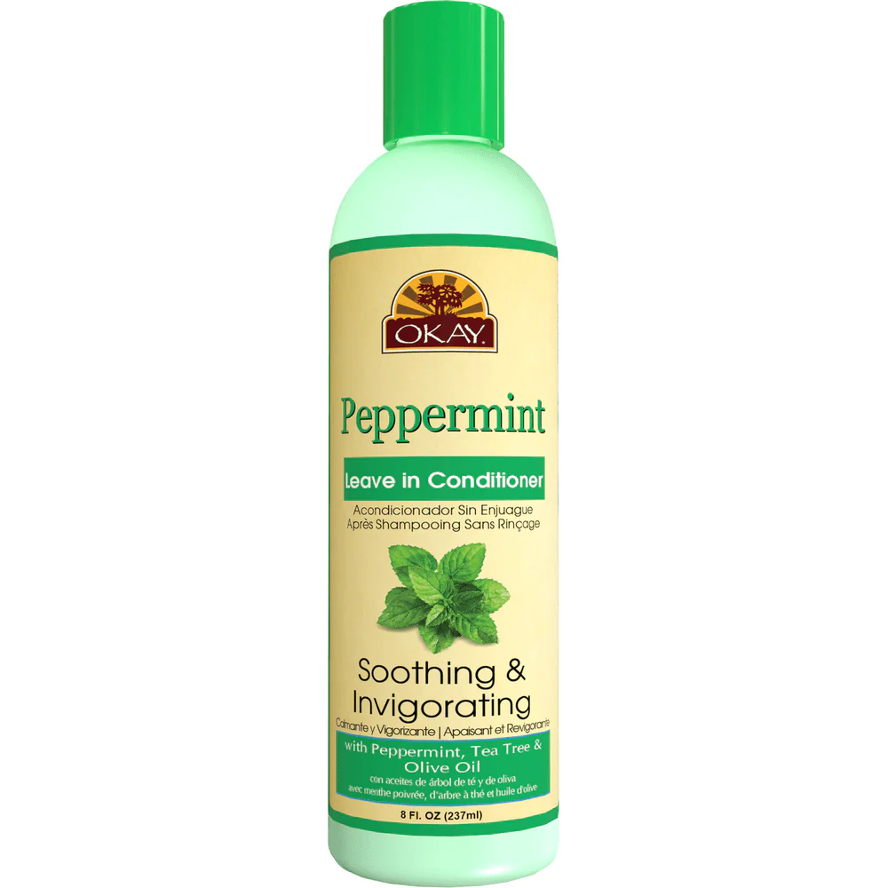 OKAY Peppermint Soothing and Invigorating Leave-In Conditioner 8oz