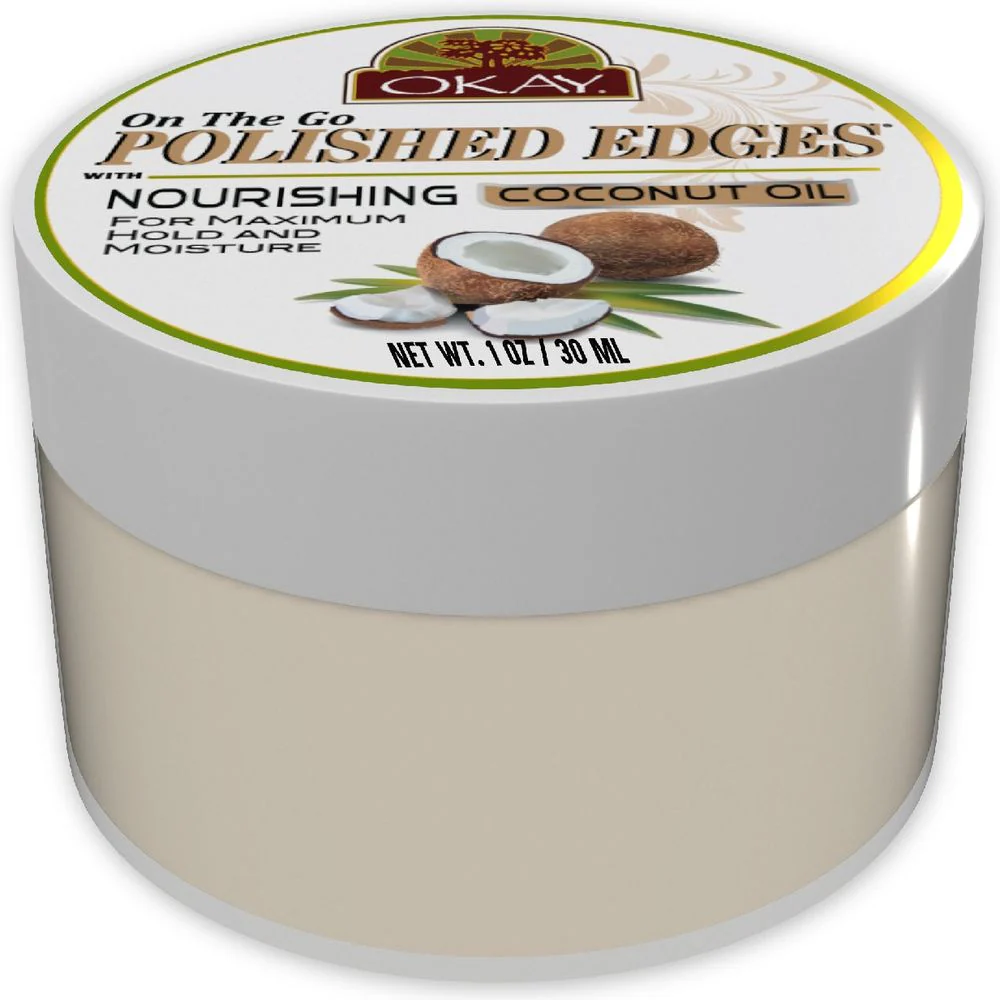 OKAY POLISHED EDGES with COCONUT OIL 1oz