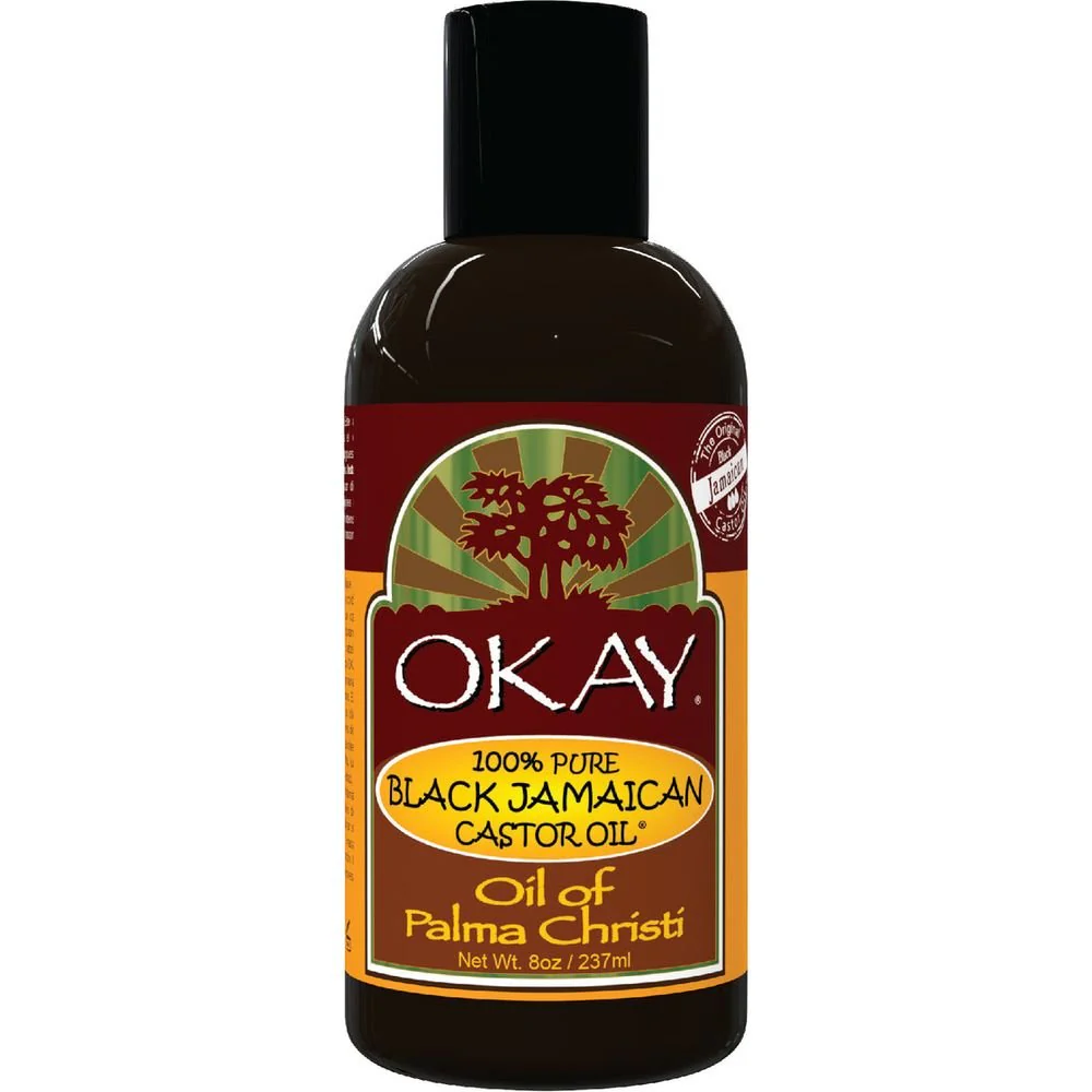 Okay Pure Naturals 100% Pure Black Jamaican Castor Oil 8oz