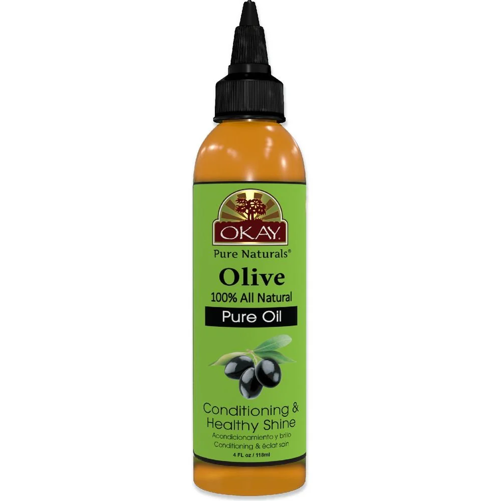 OKAY Pure Naturals 100% Pure Olive Oil for Skin and Hair - 4oz
