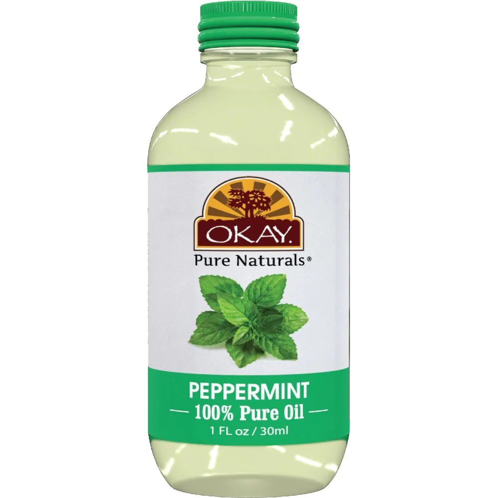 OKAY Pure Naturals 100% Peppermint Essential Oil 1oz