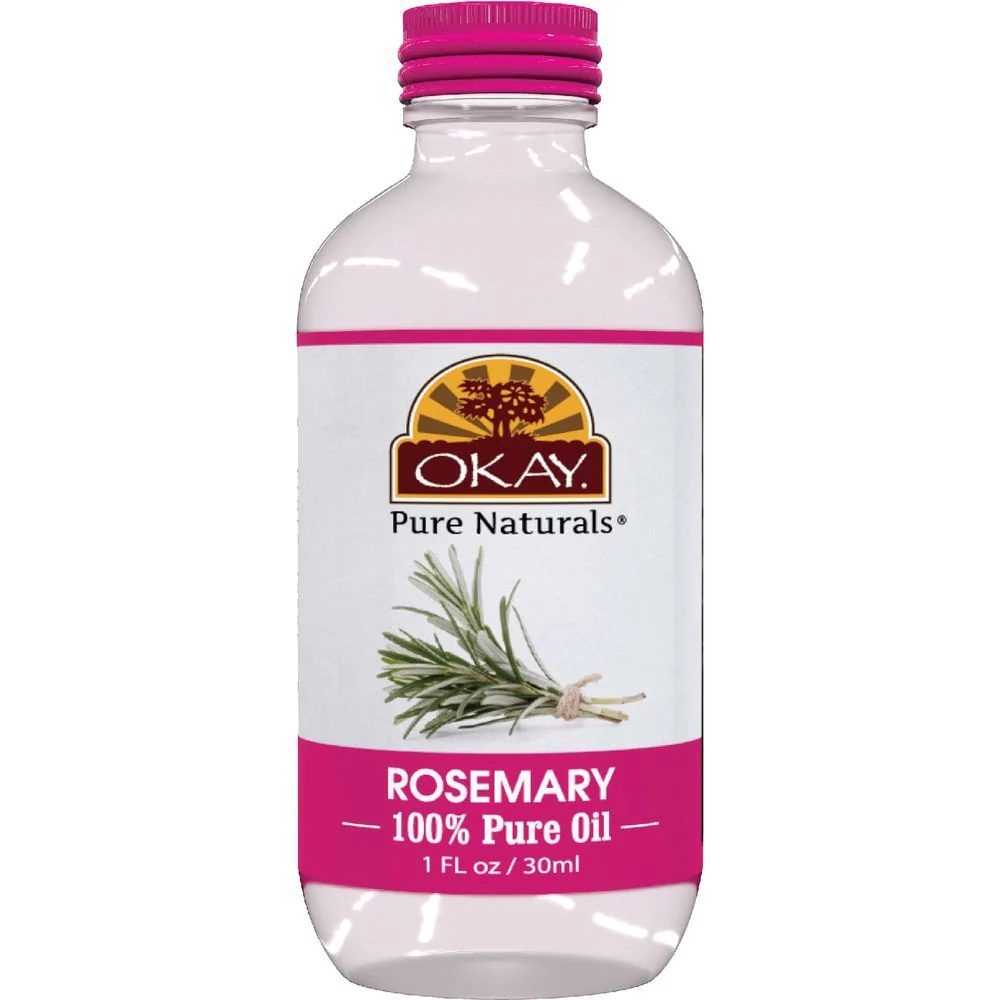 OKAY Pure Naturals Rosemary Essential Oil 100 Percent Pure - 1oz