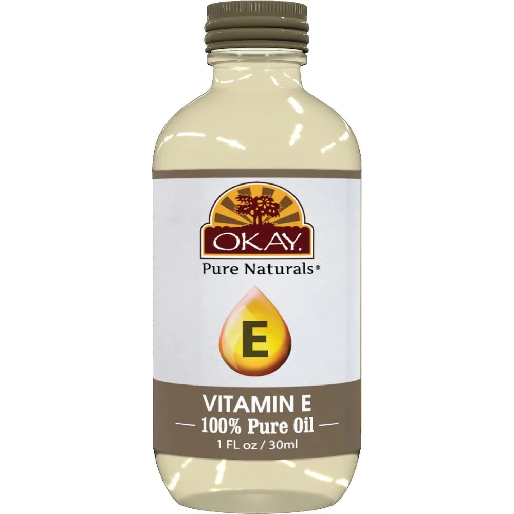 OKAY Pure Naturals 100% PURE VITAMIN E OIL 1oz / 30ml