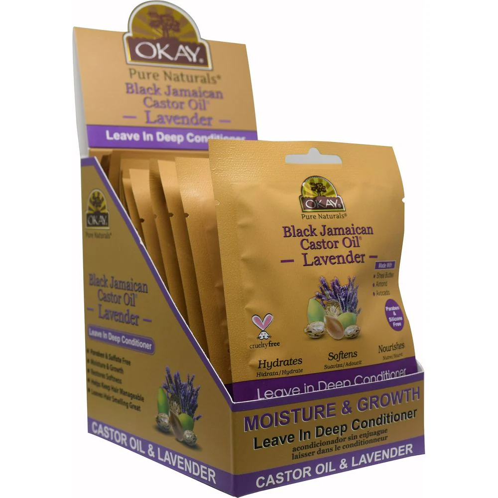 Okay Pure Naturals Jamaican Castor Oil Lavender Leave-In 1.25 oz