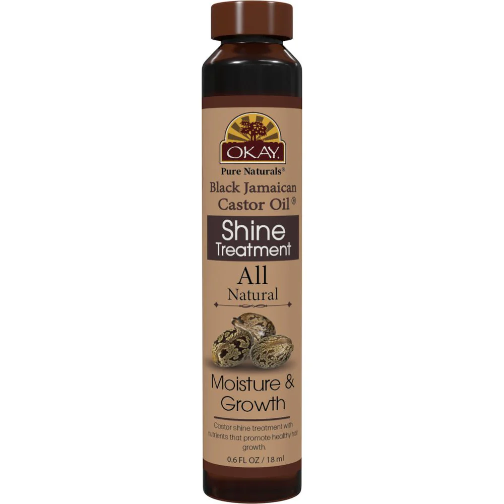 Okay Pure Naturals Black Jamaican Castor Oil Shine Treatment 0.6 oz