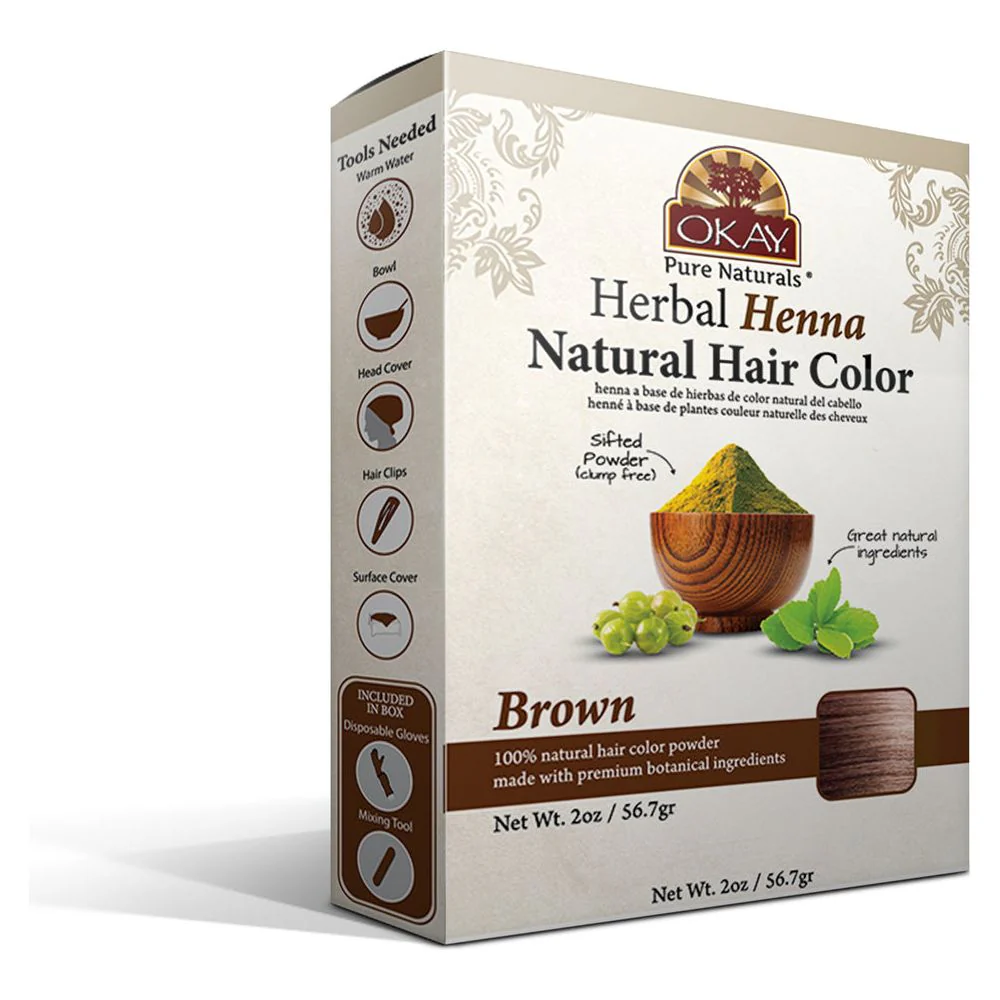 OKAY Herbal Henna Color - Brown 50g