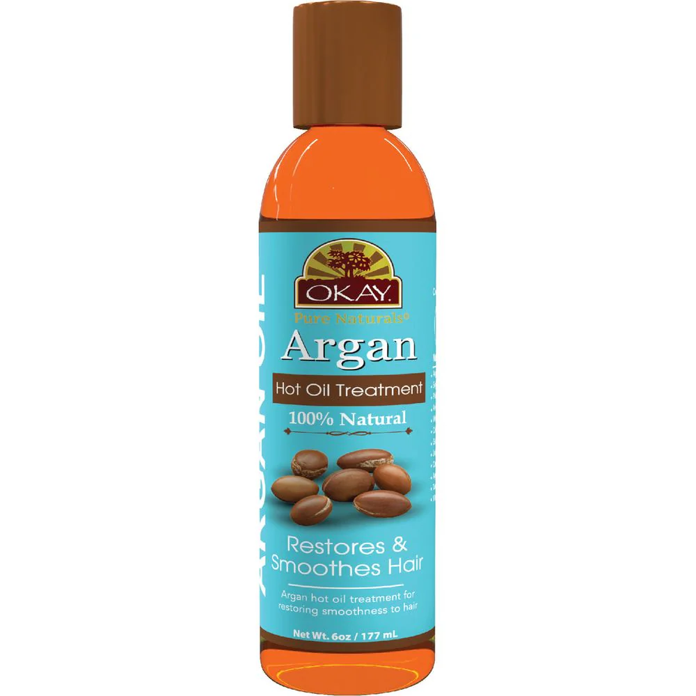 OKAY Pure Naturals HOT OIL TREATMENT ARGAN 6oz