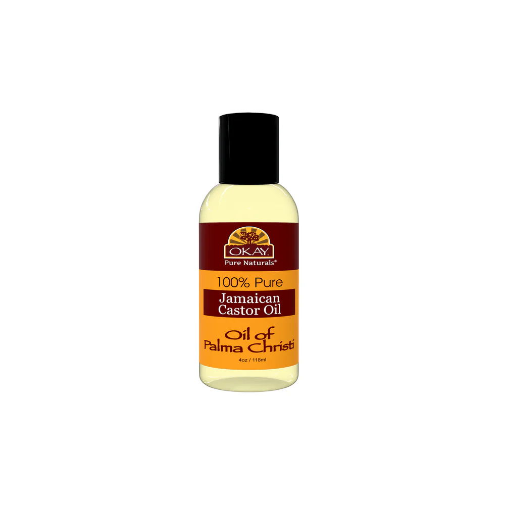 OKAY Pure Naturals JAMAICAN CASTOR OIL 4oz