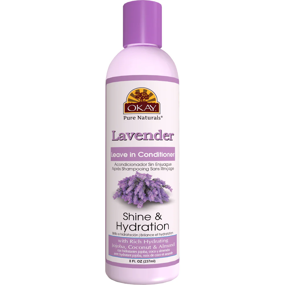 OKAY Pure Naturals LAVENDER LEAVE IN CONDITIONER 8oz