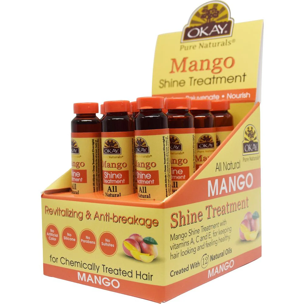 OKAY Pure Naturals MANGO SHINE TREATMENT 0.6 Oz