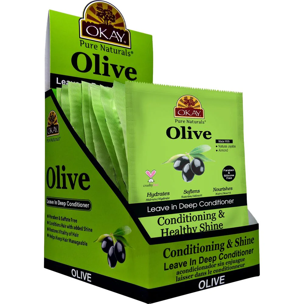 OKAY Pure Naturals Olive Oil Leave-In Conditioner 1.5oz