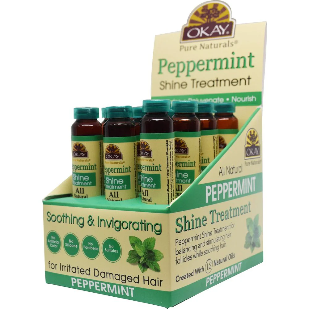 OKAY Pure Naturals Peppermint Shine Treatment 0.6 oz