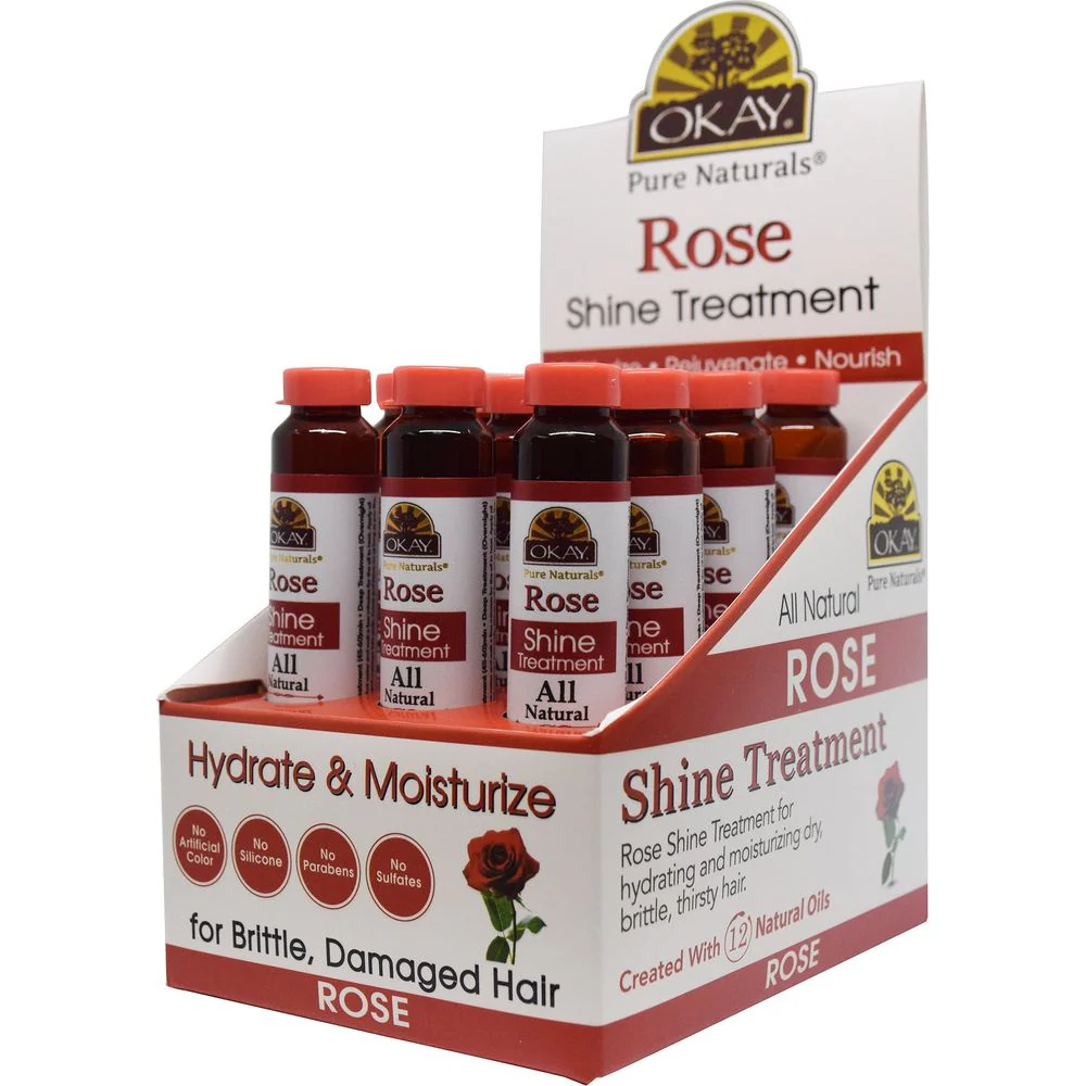 OKAY Pure Naturals Rose Shine Treatment - 0.6oz