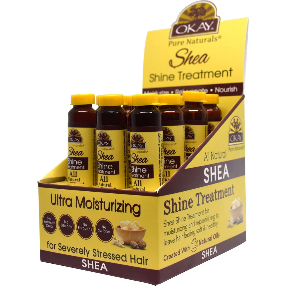 OKAY Pure Naturals SHEA SHINE TREATMENT 0.6OZ /18 ml