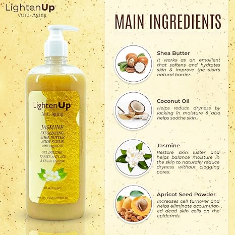 Omic LightenUp Anti-Aging Jasmine Shower Gel – 1000 ml - Image 4