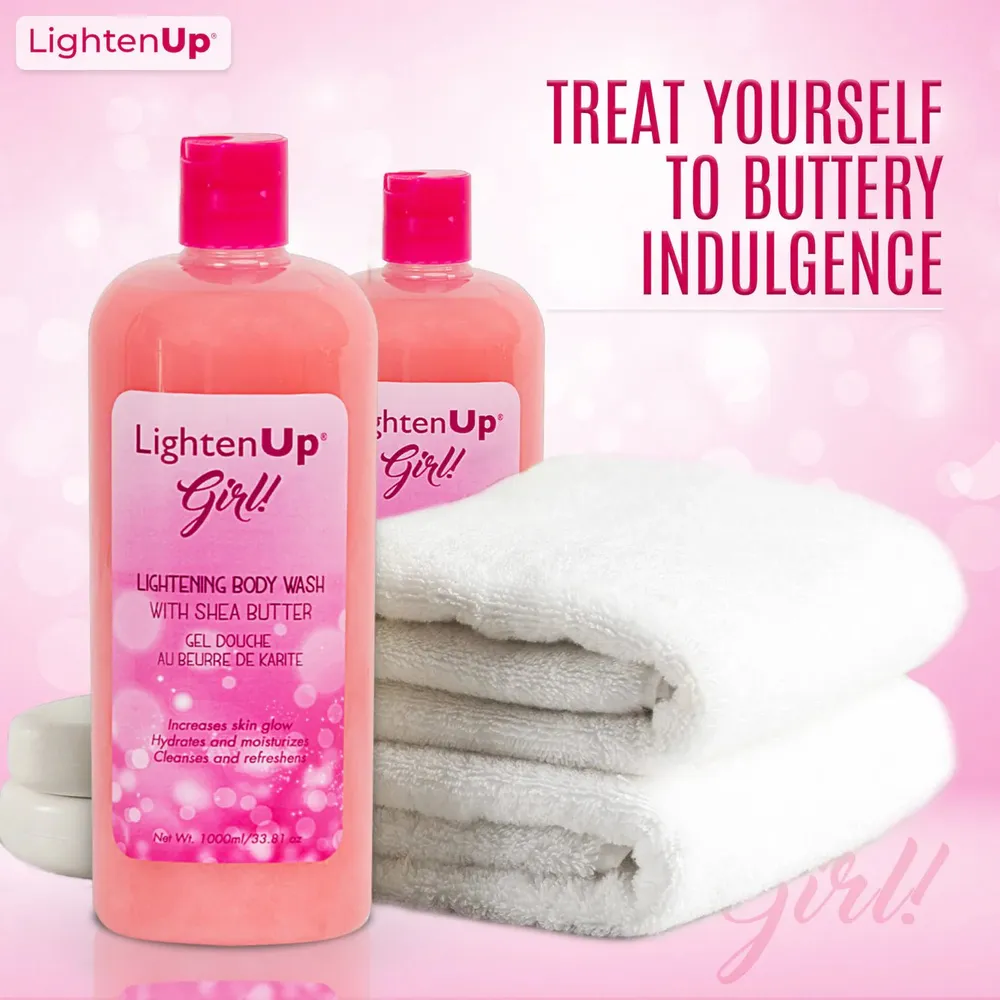 Omic LightenUp Girl! Exfoliating Shower Gel – 1000 ml - Image 3