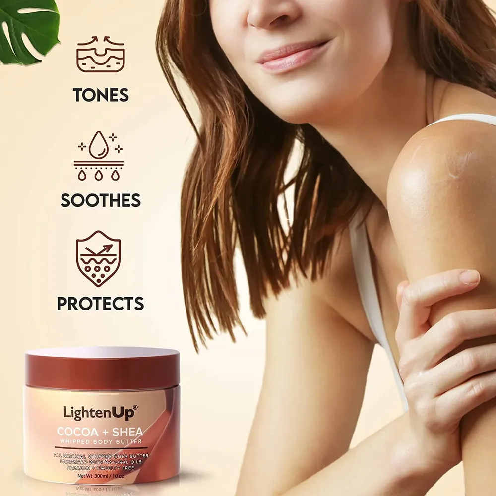 Omic LightenUp PLUS Coco + Shea Body Butter - 300 ml - Image 4