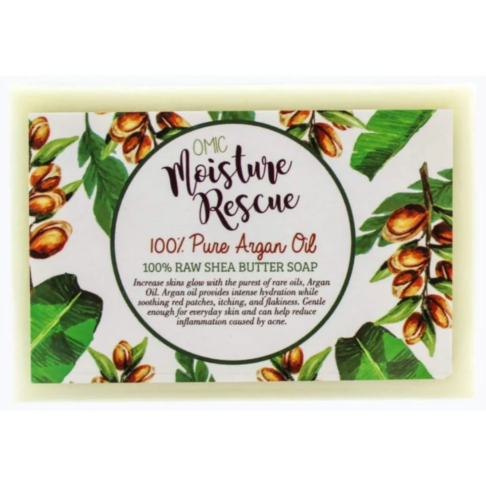 Omic Moisture Rescue Shea Butter Soap with Argan Oil – 125g