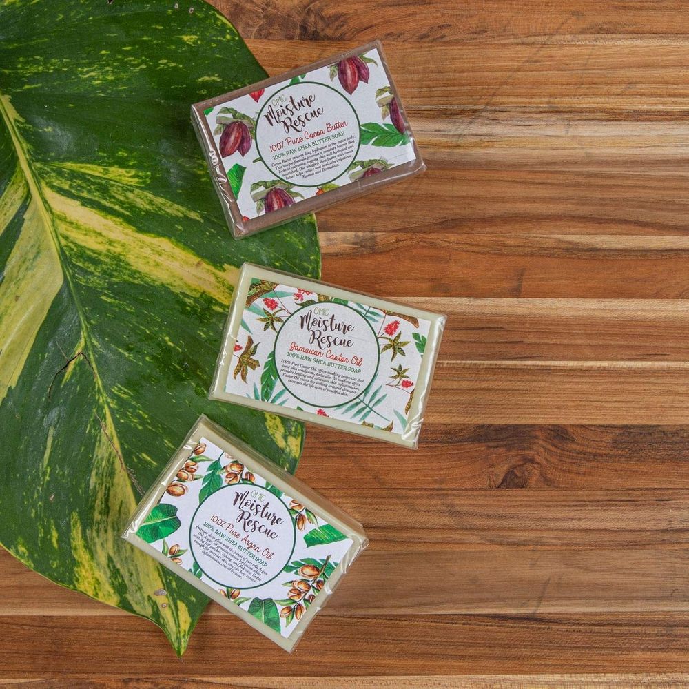 Omic Moisture Rescue Shea Butter Soap with Argan Oil – 125g - Image 3