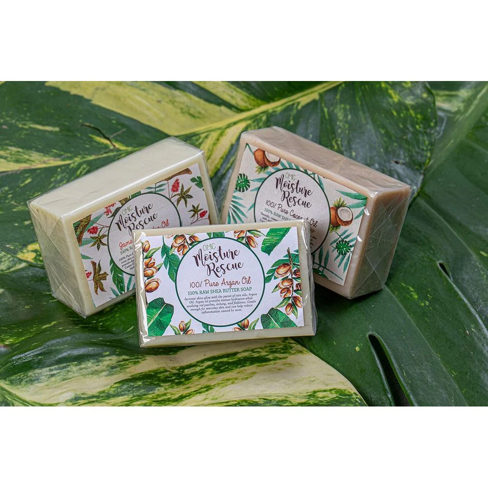 Omic Moisture Rescue Shea Butter Soap with Argan Oil – 125g - Image 4