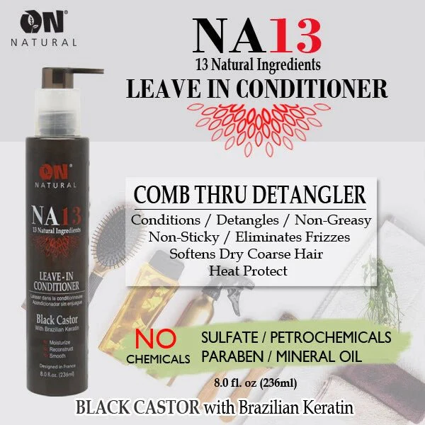 ON Natural NA13 Comb-Thru Leave-In Conditioner & Detangler β 8 oz - Image 3