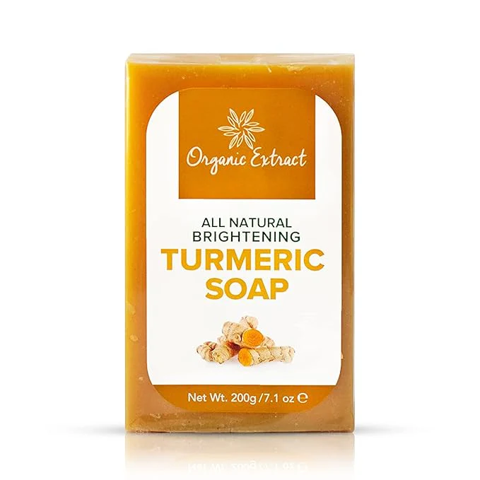 Organic Extract Tumeric Soap Bar - 200g