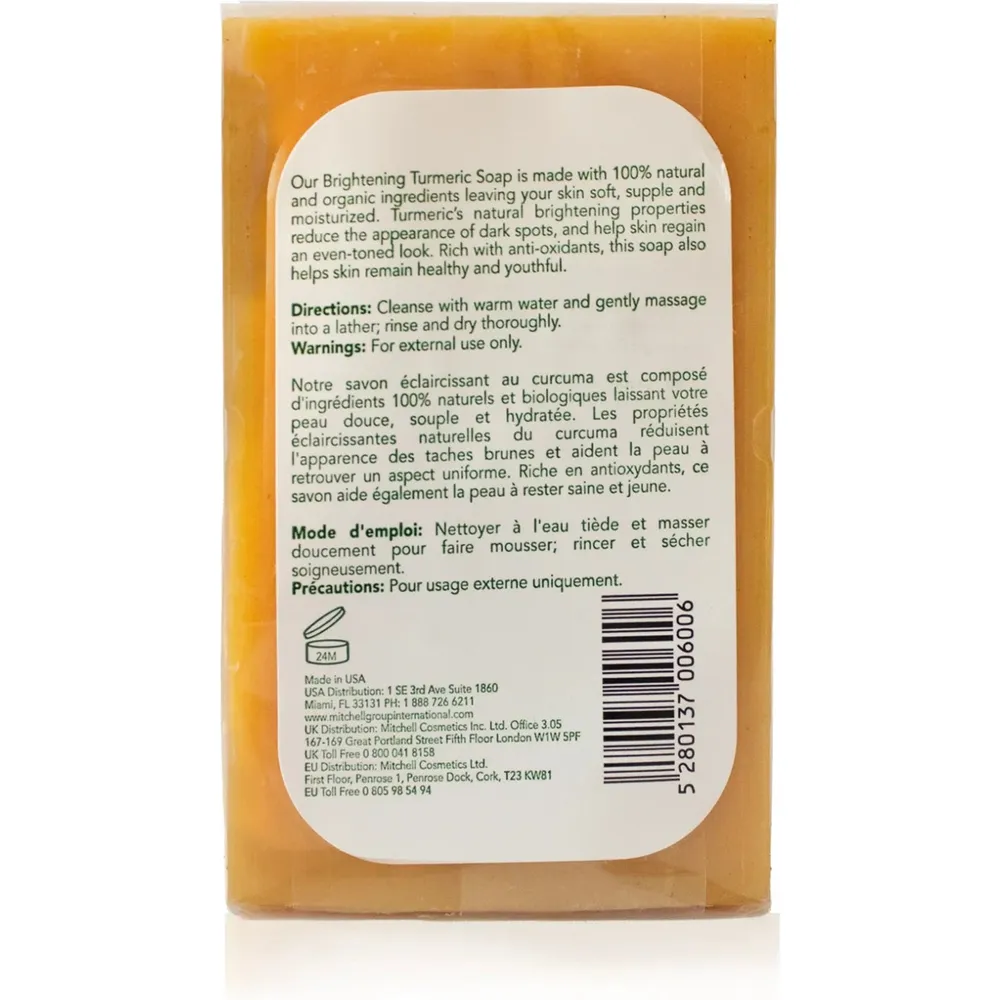 Organic Extract Tumeric Soap Bar - 200g - Image 2
