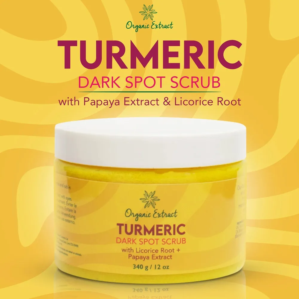 Organic Extract Turmeric Dark Spot Scrub - 12oz - Image 4