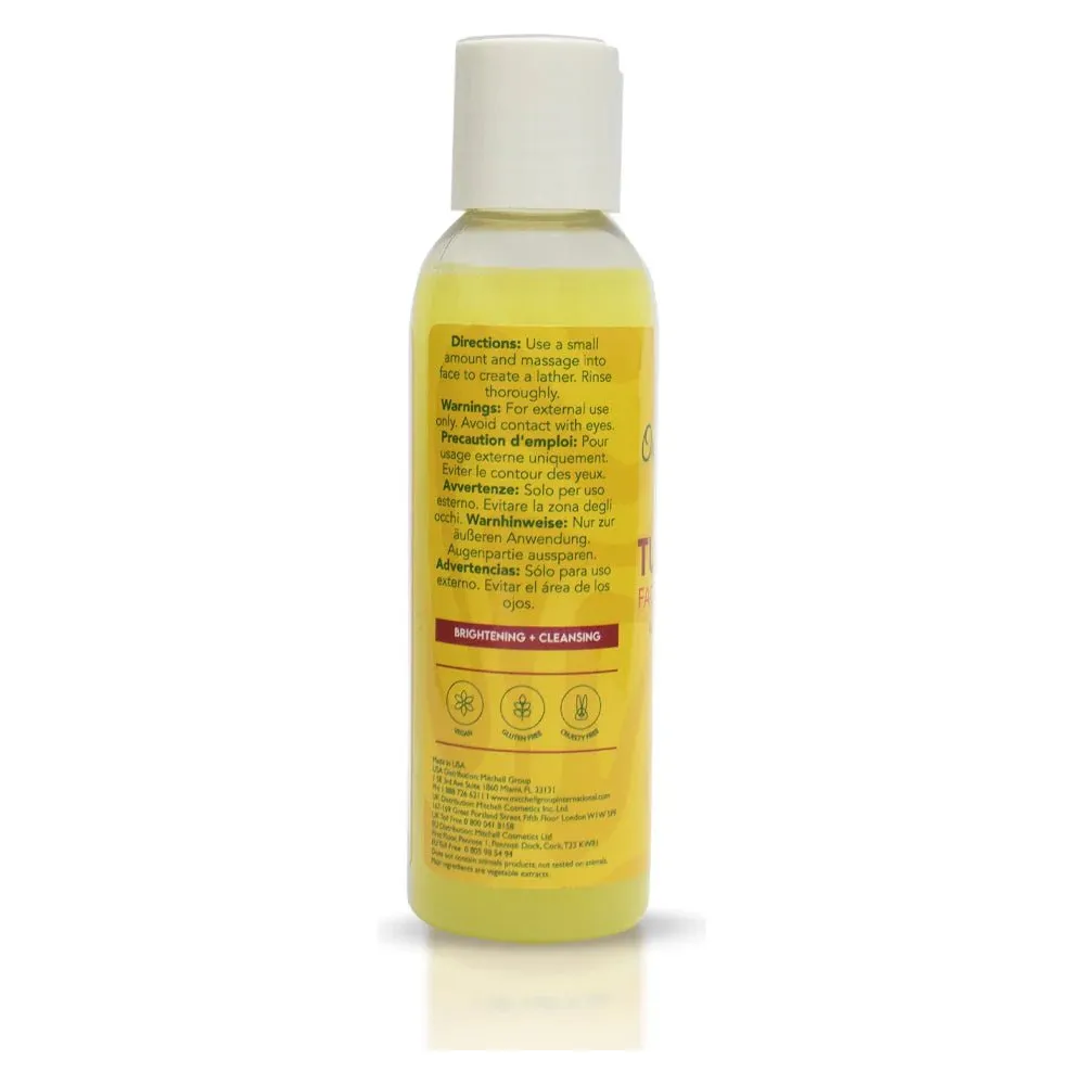 Organic Extract Turmeric Facial Cleanser – 4oz - Image 2