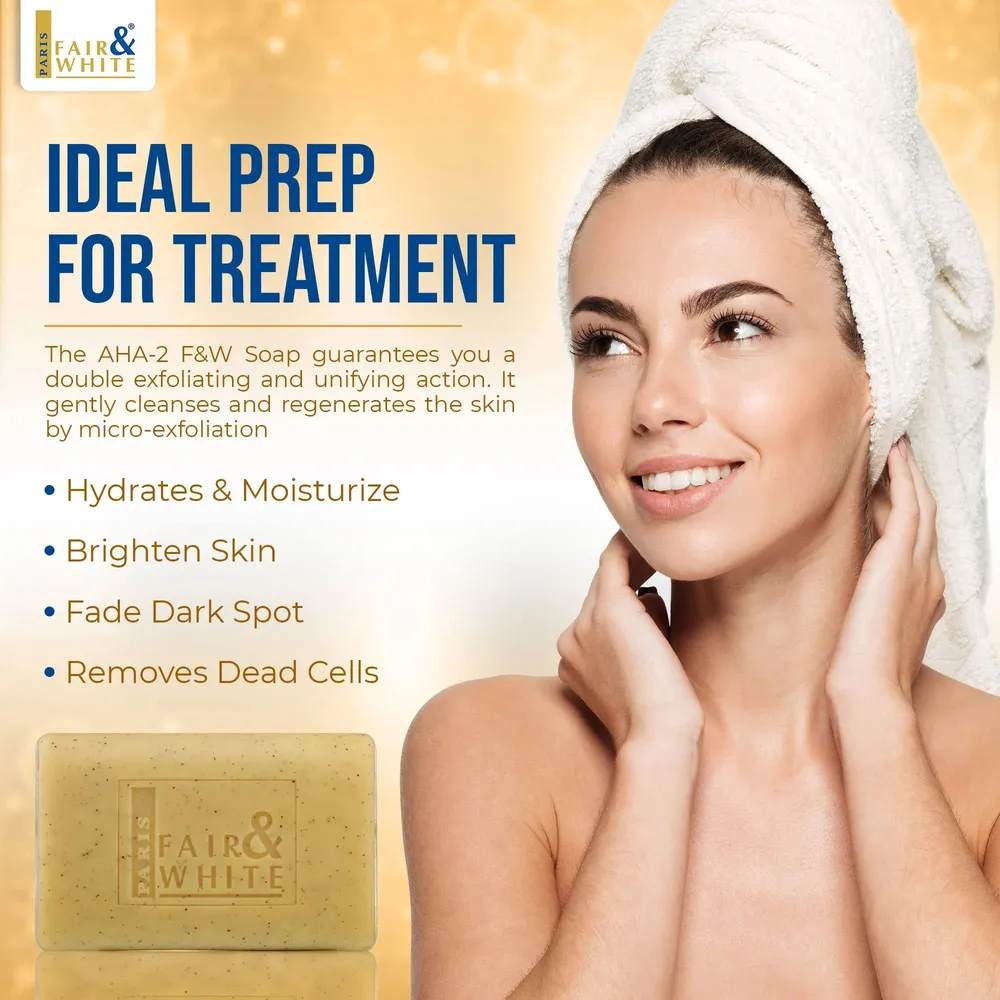 Fair & White Original AHA Soap - 200g - Image 3
