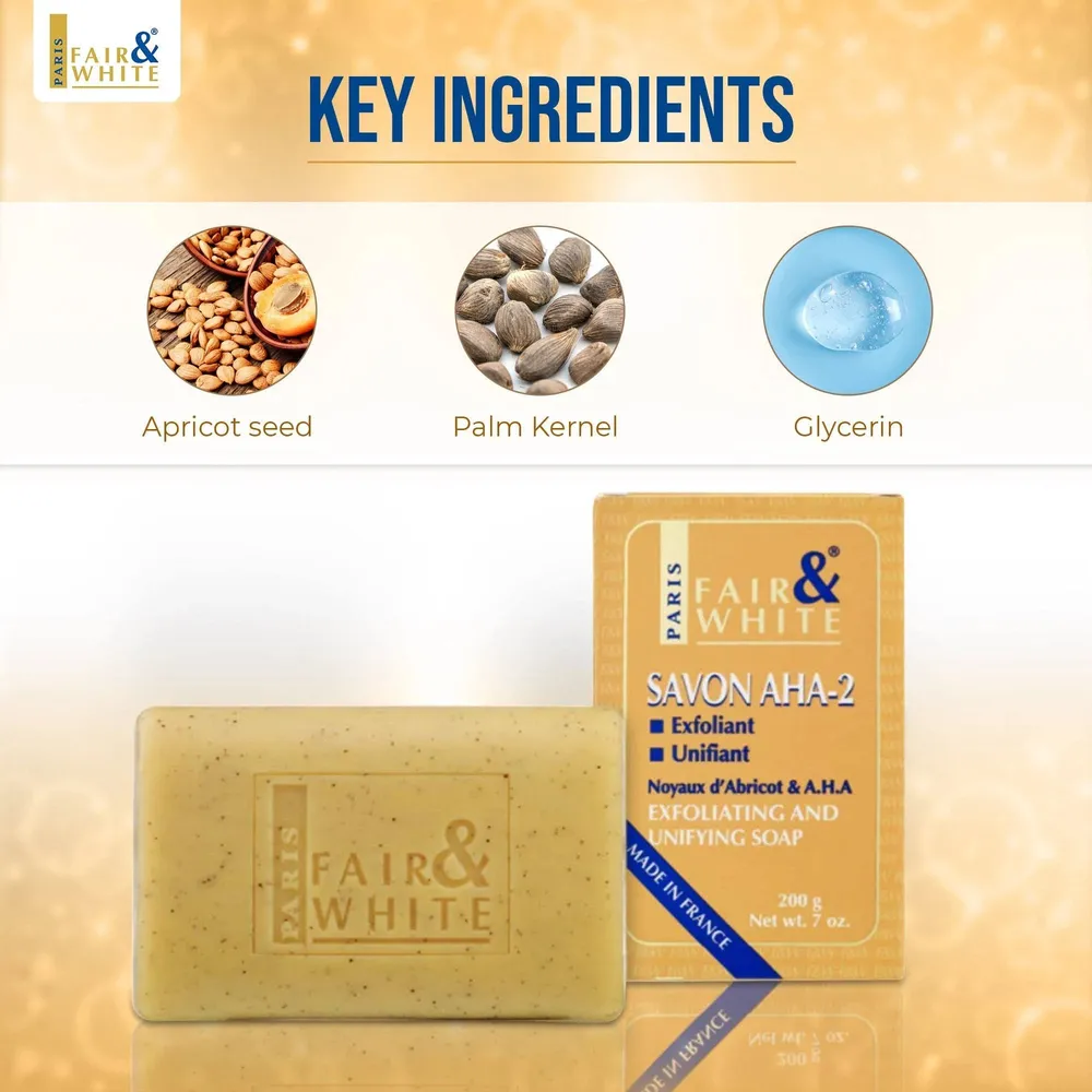 Fair & White Original AHA Soap - 200g - Image 4