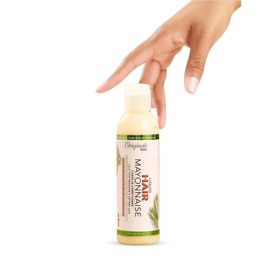 Originals by Africa’s Best Liquid Hair Mayonnaise Leave-In Conditioner – 6 oz - Image 2