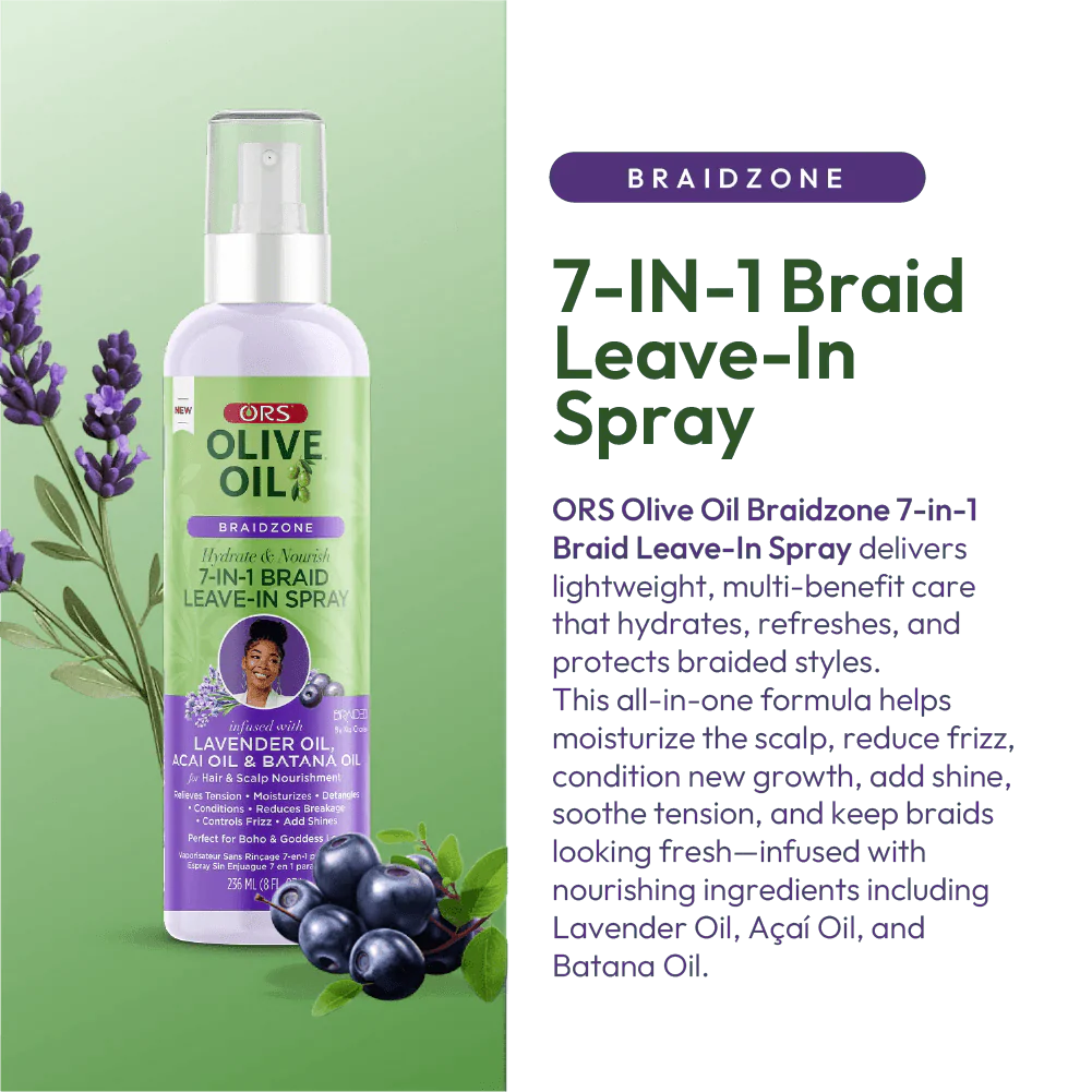 ORS Braid Zone 7in1 Braid Leave-in Spray - 8oz - Image 9