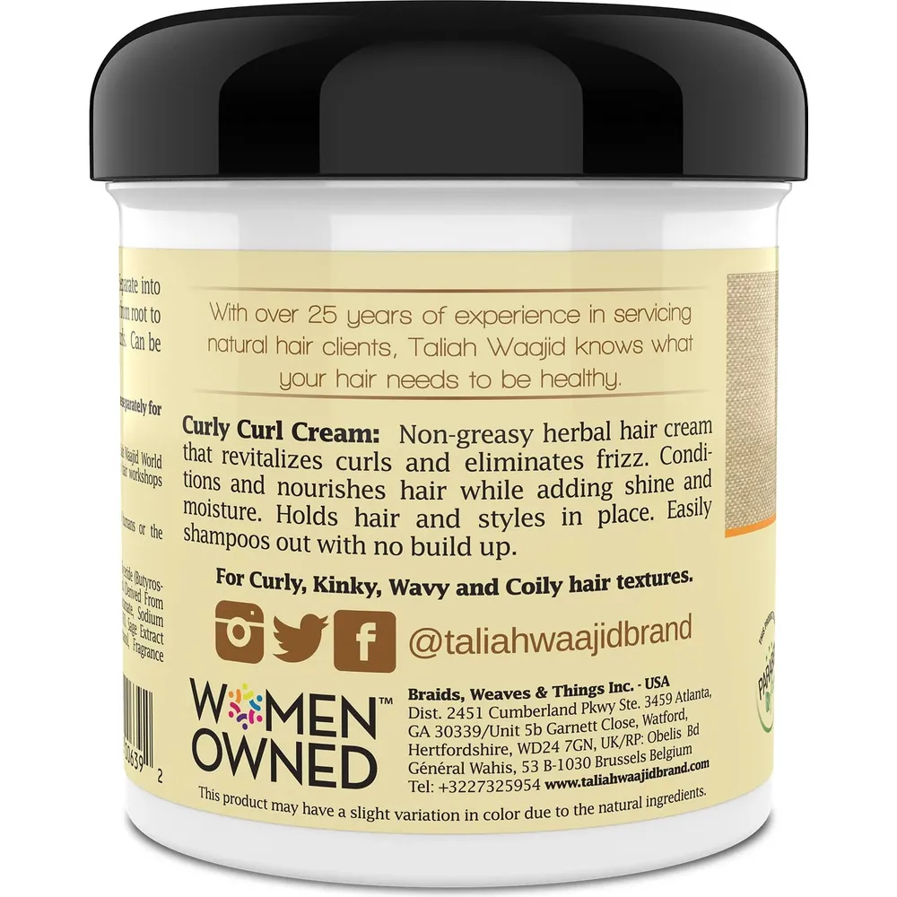 Taliah Waajid Curly Curl Enhancing Hair Styling Cream - 16 fl oz - Image 2